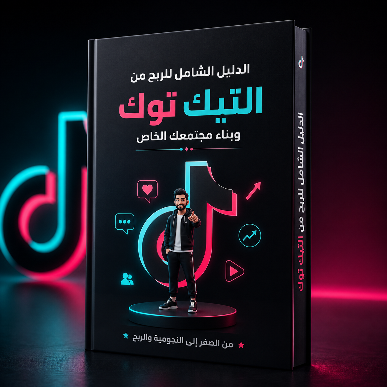 كتاب الدليل الشامل للربح من تيك توك PDF | من بناء الجمهور إلى تحويل المحتوى لدخل
