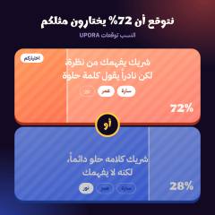 شاشة النتيجة في لعبة لو خيروك: نسبة الناس المتوقعة وأسماء اللاعبين