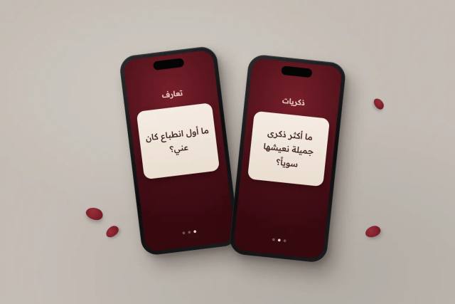 تليفونان عليهما أسئلة من لعبة بيني وبينك للمخطوبين